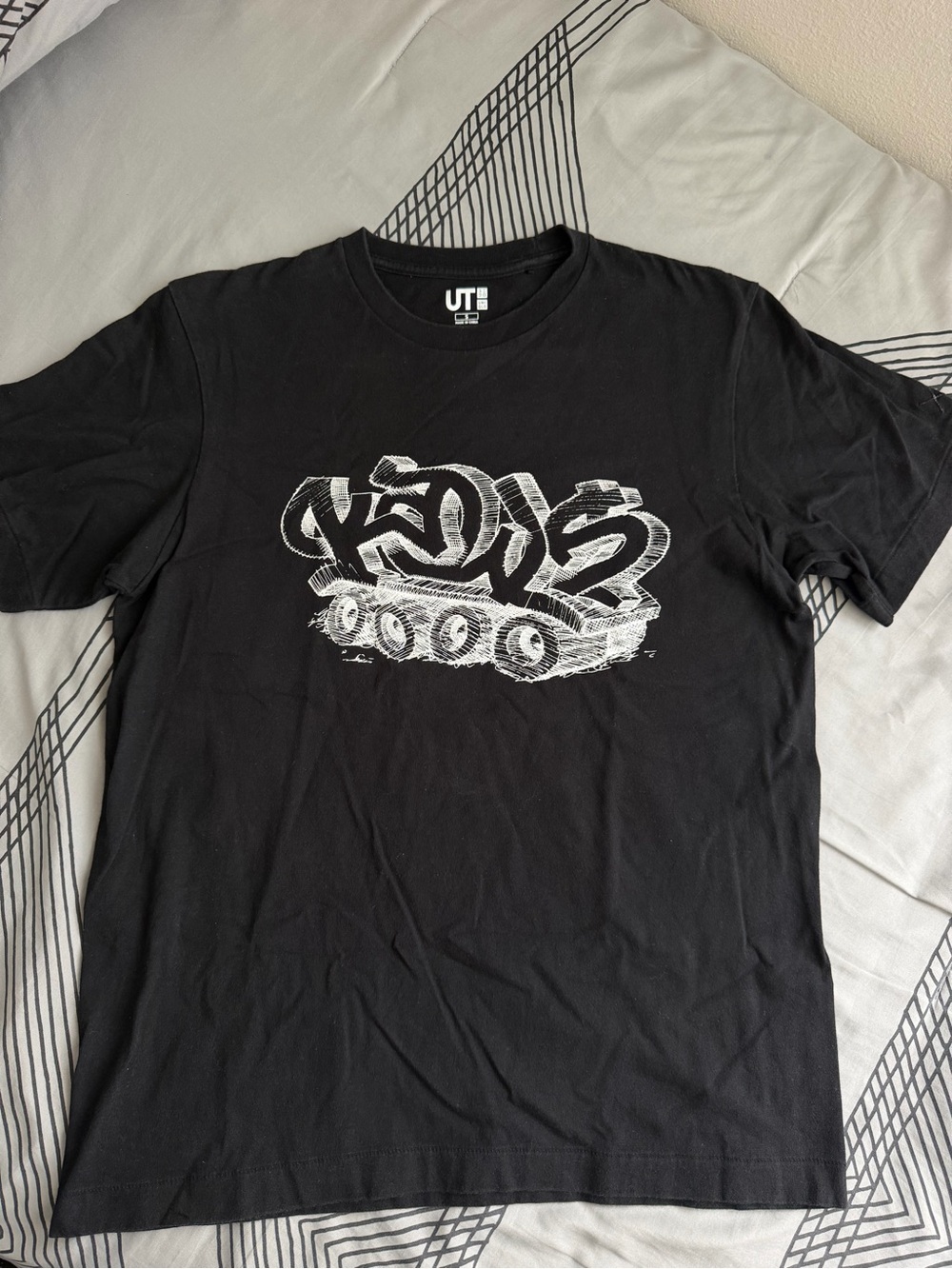 KAWS - Black Graffiti T-Shirt